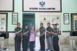 Pimpinan Cabang Bulog Kota Metro Audiensi Dengan Dandim 0429/Lamtim