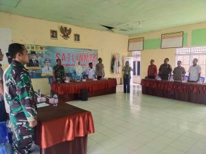 Tampil Sebagai Narasumber, Danramil 429-12/BTH Ajak Linmas Tingkatkan Kewaspadaan