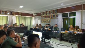 Dandim 0429/Lamtim Hadiri Rakor Pendampingan Administrasi Pelaksanaan Anggaran Oplah Provinsi Lampung