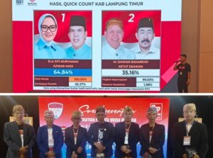 Ela-Azwar Kalahkan Dawam-Ketut, PPWI Lampung Timur Ucapkan Selamat dan Sukses Kepada Pemenang Pilkada Lamtim 2024