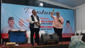 Ribuan Massa Hadiri Acara Tsyakuran Kemenangan Ela-Azwar di Kediaman Heri NJA Way Jepara