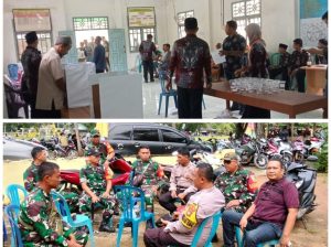 Pastikan Kondusif, Koramil 429-09/Way Jepara Terjunkan Babinsa Amankan Pemilihan Kades Antar Waktu