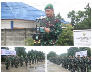 Dandim 0429/Lamtim Bacakan Amanat Presiden Republik Indonesia Pada Upacara Hari Bela Negara ke-76