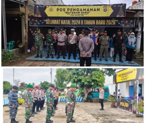 Amankan Nataru, Sinergi TNI-Polri Siaga Pos Pam dan Pos Yan