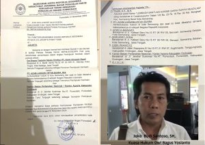 Terkait Kasus Tanah, Kuasa Hukum Dwi Bagus Yosianto Angkat Bicara Mengenai Kasus Kliennya