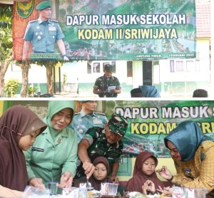Dapur Masuk Sekolah Kodim 0429/Lamtim Sasar SDN 1 Toto Projo