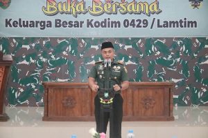 Tingkatkan Imtaq dan Silaturahmi, Keluarga Besar Kodim 0429/Lamtim Gelar Buka Bersama