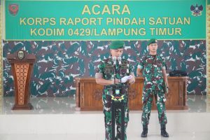 Kodim 0429/Lamtim Kembali Lepas Prajurit Terbaik Pindah Satuan