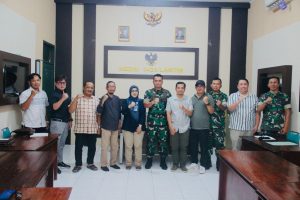 Kodim 0429/Lamtim Gelar Rakor dan Penandatanganan Komitmen Kontribusi Pengadaan Beras di Perum Bulog Kancab Metro