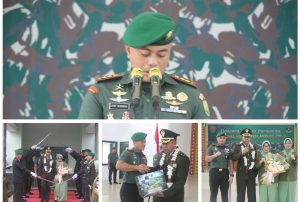Pimpin Upacara Wisuda Purnawira, Dandim : Terima Kasih Atas Dedikasi dan Dharma Bhaktinya