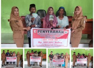 Kepala Kampung Bakung Rahayu Salurkan BLT Tahap Pertama kepada 40 KPM