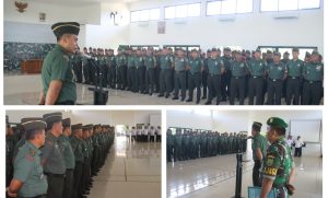 Pimpin Apel Kembali Cuti dan Halal Bihalal, Ini Pesan Dandim 0429/Lamtim Kepada Seluruh Prajurit