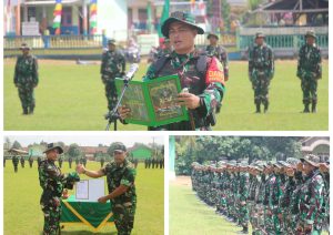 Kodim 0429/Lamtim Gladi Upacara Pembukaan TMMD Ke-124