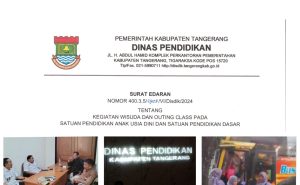 Langgar Instruksi Gubernur, Disdik Kabupaten Tangerang Diduga Abaikan Larangan Studi Tour ke Luar Daerah
